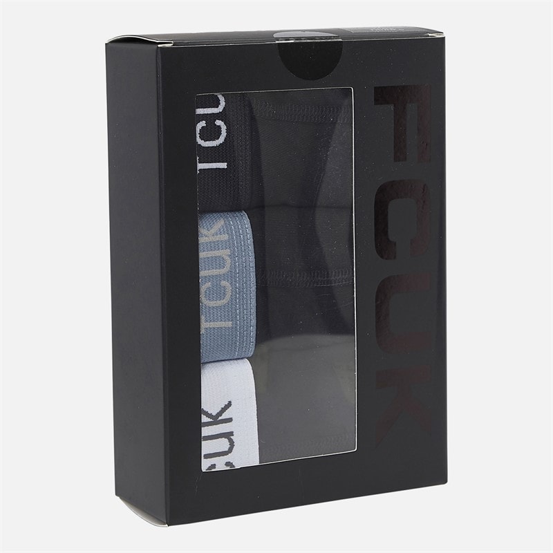 Herren - FCUK Boxer-Trunks Dreierpack FCUK 63 Schwarz/Schwarz/Schwarz - Bild 2