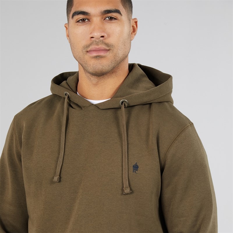 Herren - FC Kapuzenpullover Khaki/Navy - Bild 3