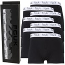 Mężczyźni bokserki FCUK seven pack FCUK 2 Czarny