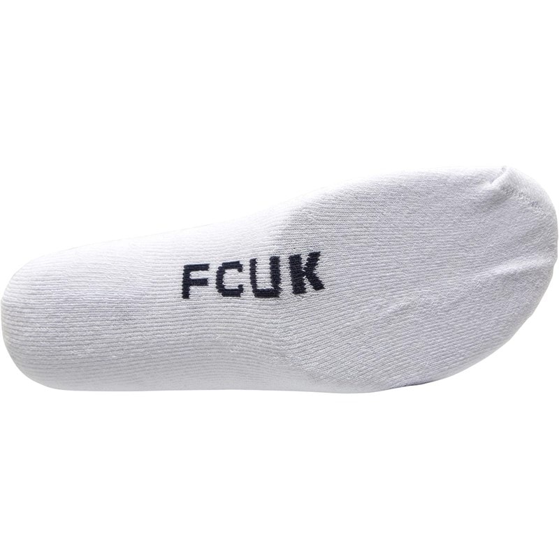 Heren fcuk driepack gestreepte sokken Wit/Zwart - Afbeelding 2