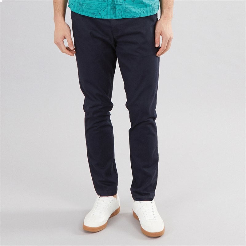 Pantalon chino slim fit hommes Marine - Image 1