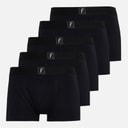 Heren vijfpack boxershorts Zwart