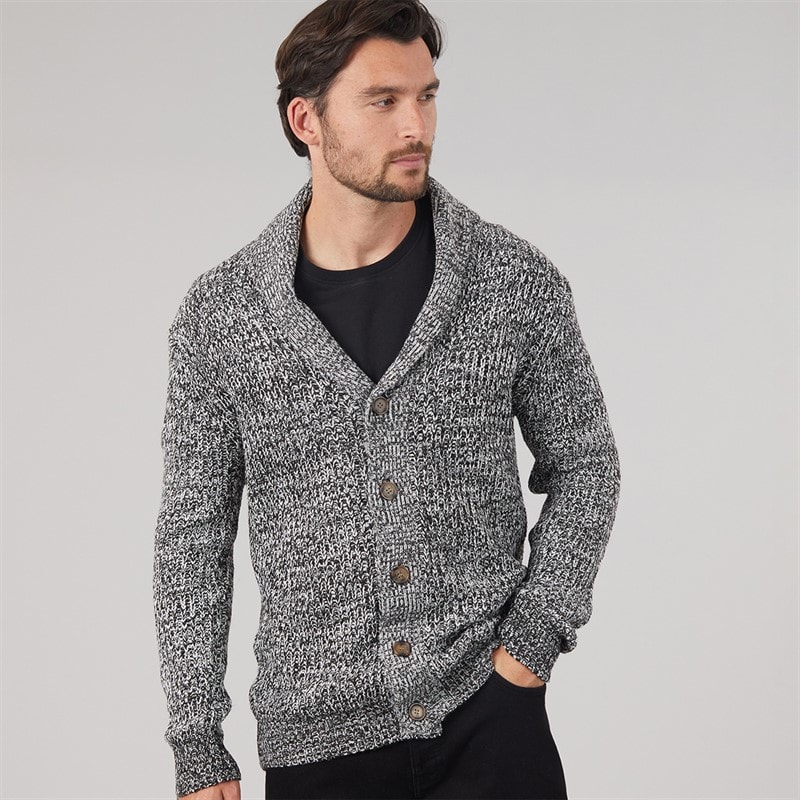 Heren vest met sjaalkraag Salt & Pepper - Afbeelding 3