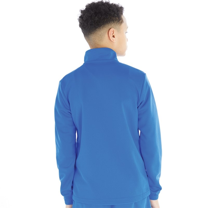 Jongens teamRISE trainings top met 1/4 rits Electric Blue Lemonade - Afbeelding 2