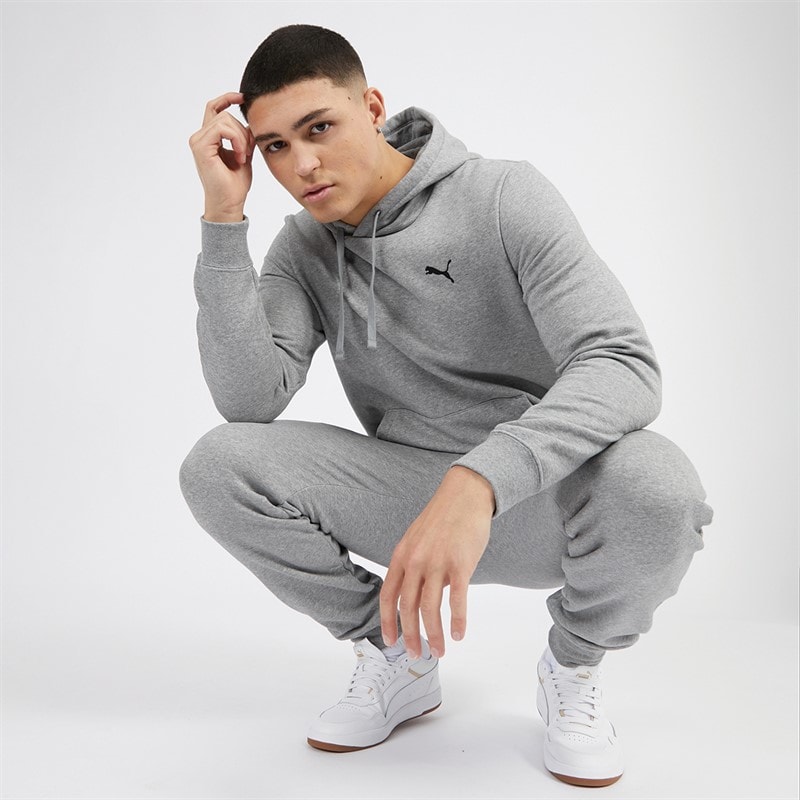 Heren essentials small logo hoodie Medium Grey - Afbeelding 3