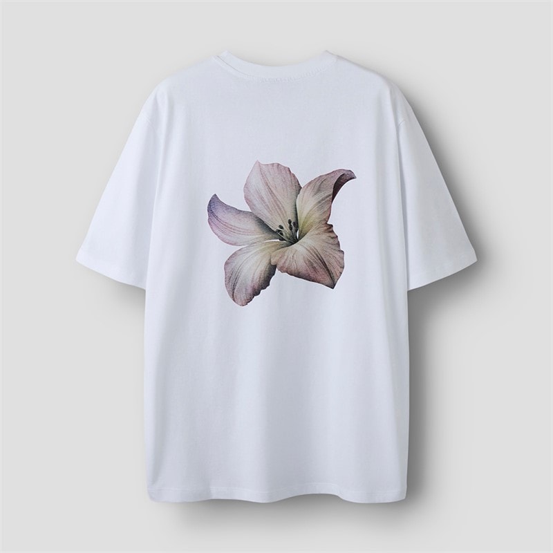 T-shirt à manches courtes Hibi filles Bright White - Image 2