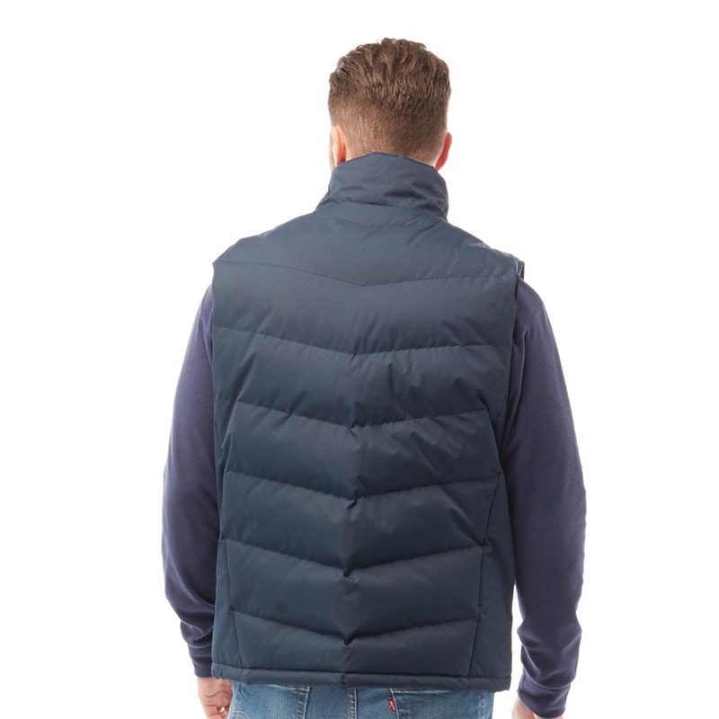 Herren - Brecker Wattierte Weste Navy - Bild 2
