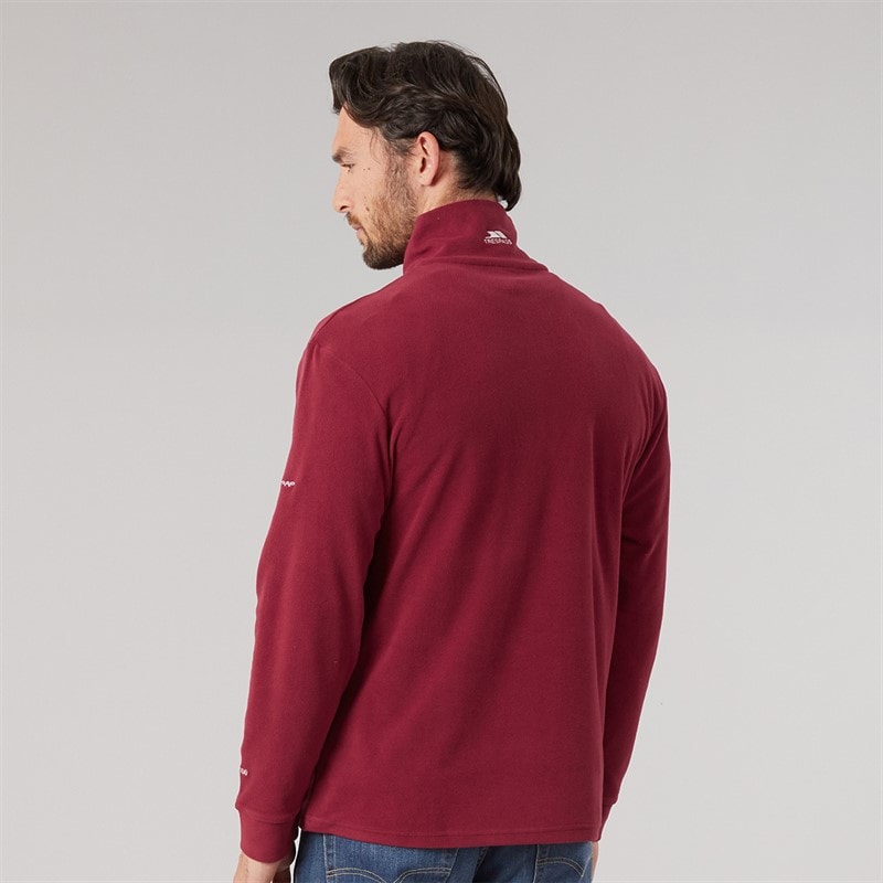 Micro-polaire Masonville zippé 1/2 hommes Merlot - Image 2