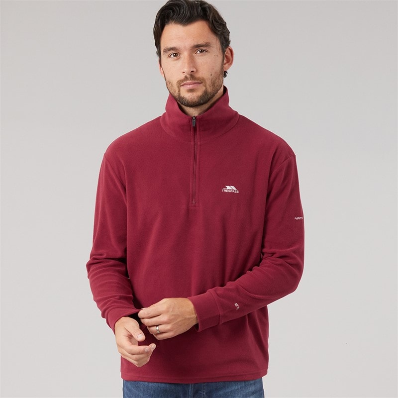 Micro-polaire Masonville zippé 1/2 hommes Merlot - Image 3