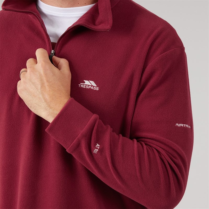 Micro-polaire Masonville zippé 1/2 hommes Merlot - Image 5