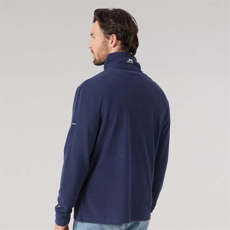 Micro-polaire Masonville zippé 1/2 hommes Marine - Image 2