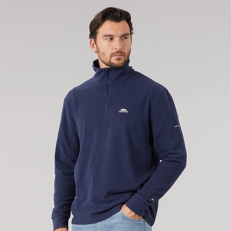 Micro-polaire Masonville zippé 1/2 hommes Marine - Image 3