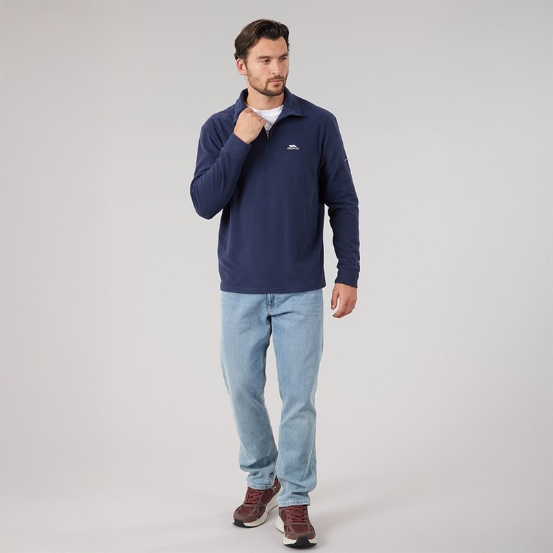 Micro-polaire Masonville zippé 1/2 hommes Marine - Image 4