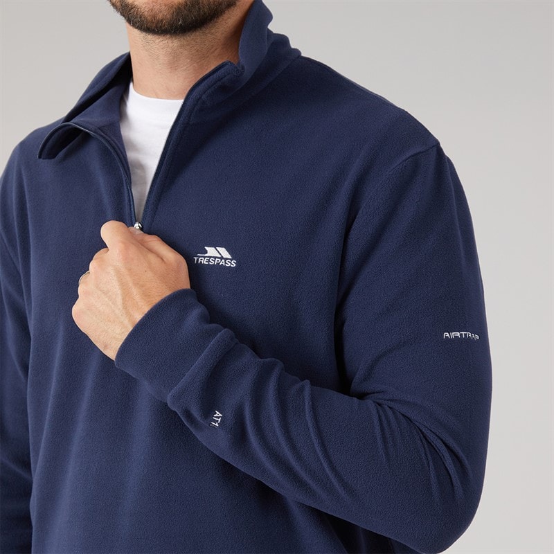 Micro-polaire Masonville zippé 1/2 hommes Marine - Image 5