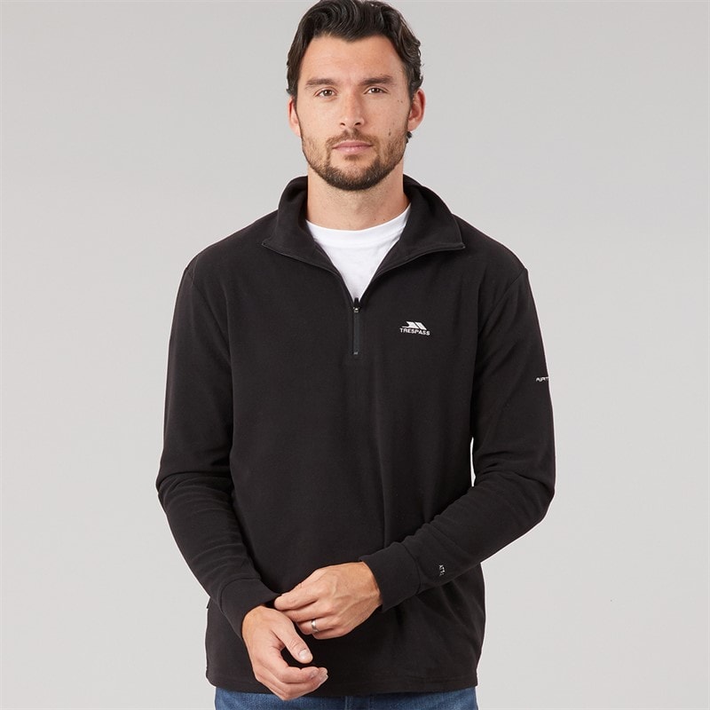 Micro-polaire Masonville zippé 1/2 hommes Noir - Image 1