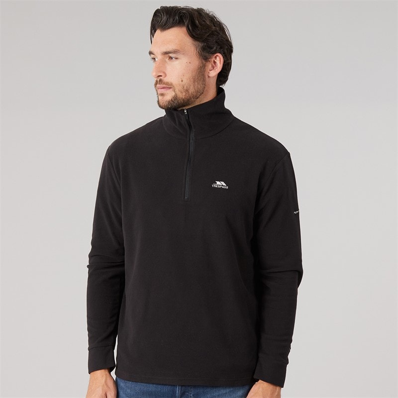 Micro-polaire Masonville zippé 1/2 hommes Noir - Image 3