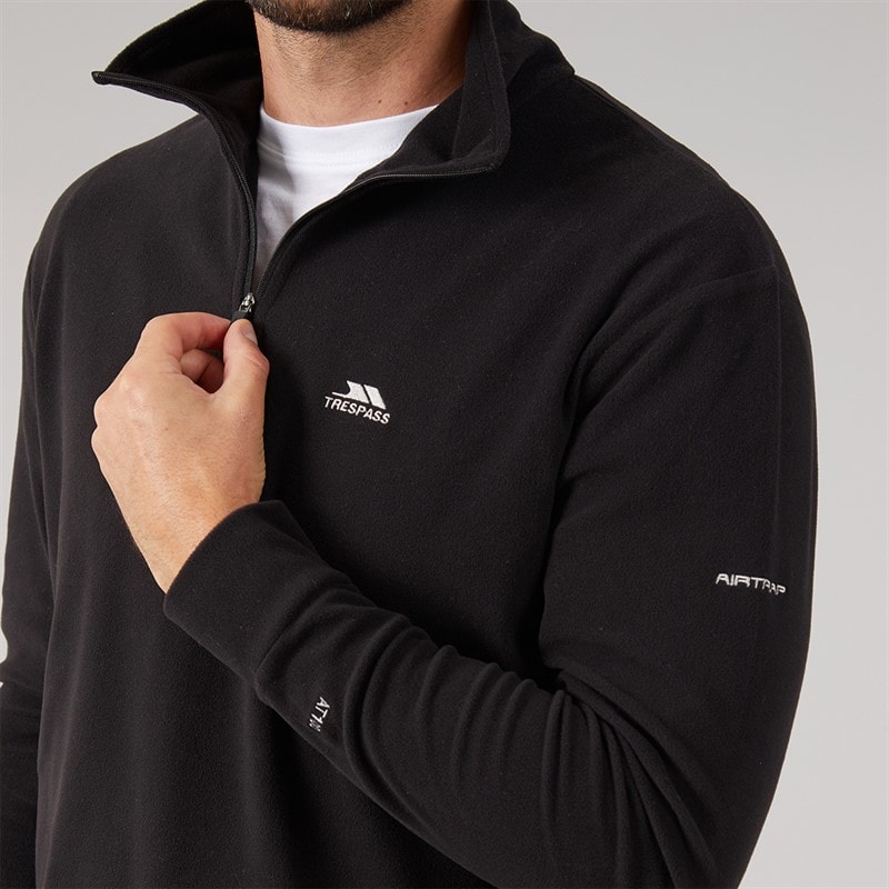 Micro-polaire Masonville zippé 1/2 hommes Noir - Image 5