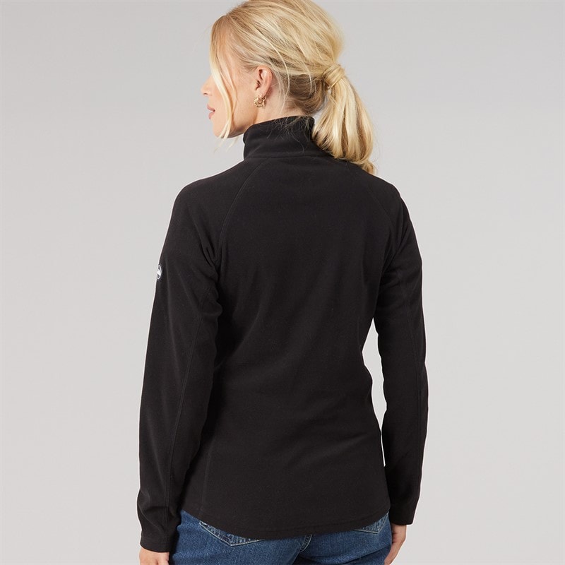 Micro-polaire Shiner à demi-fermeture éclair femmes Noir - Image 2