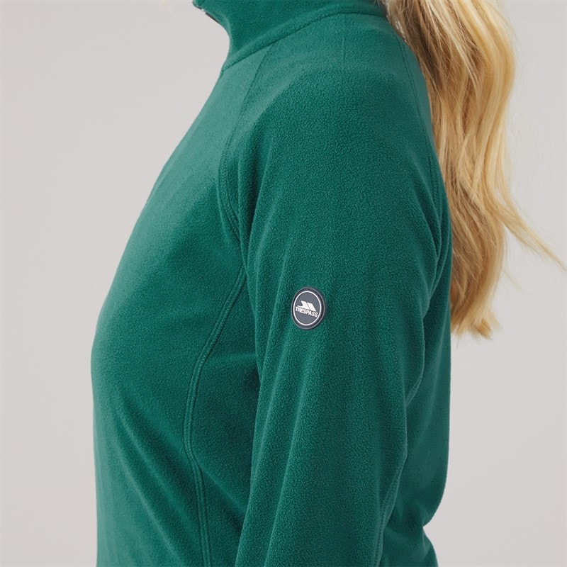 Damen - Shiner 1/2 Reißverschluss Mikrofleece Teal - Bild 5
