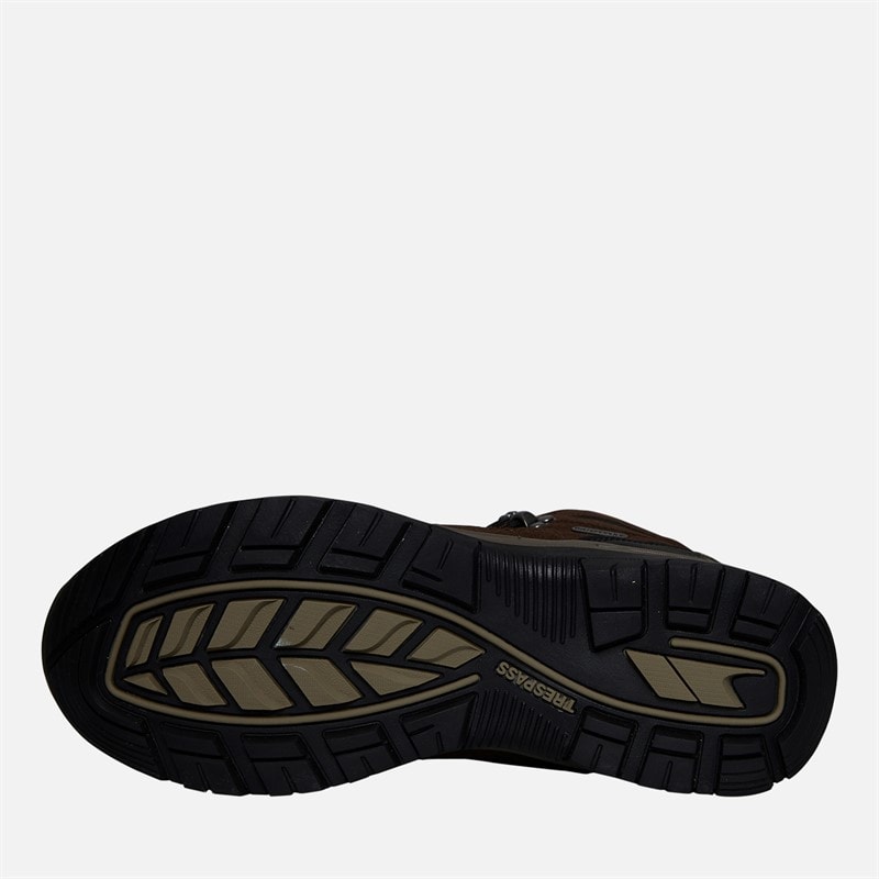 Heren chavez mid waterdichte wandelschoenen Donkerbruin - Afbeelding 2