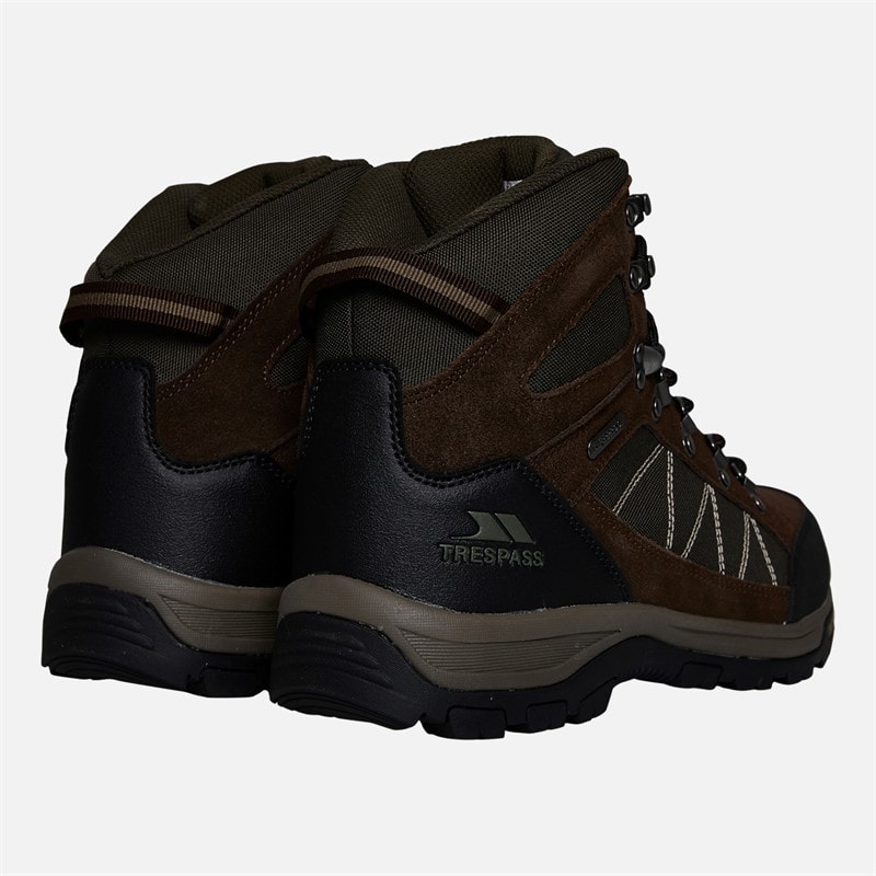 Heren chavez mid waterdichte wandelschoenen Donkerbruin - Afbeelding 3