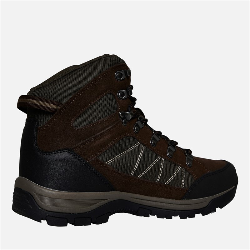 Heren chavez mid waterdichte wandelschoenen Donkerbruin - Afbeelding 5