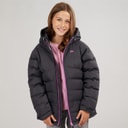 Veste matelassée imperméable à capuche amira filles Gris foncé