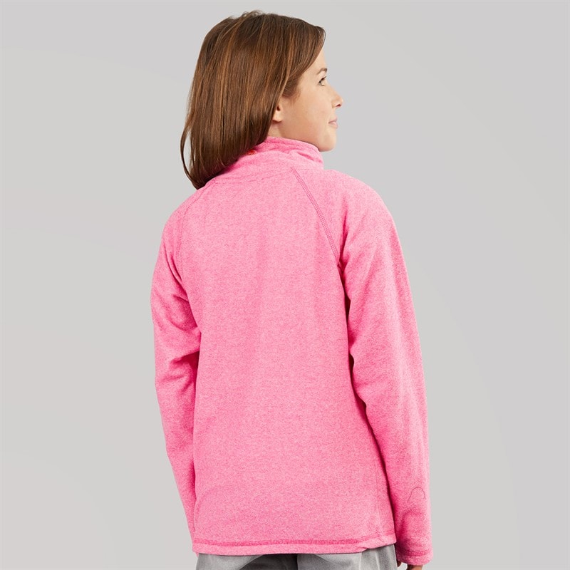 Dziewczęce polar z półzamkiem meadows Pink Lady – zdjęcie  2