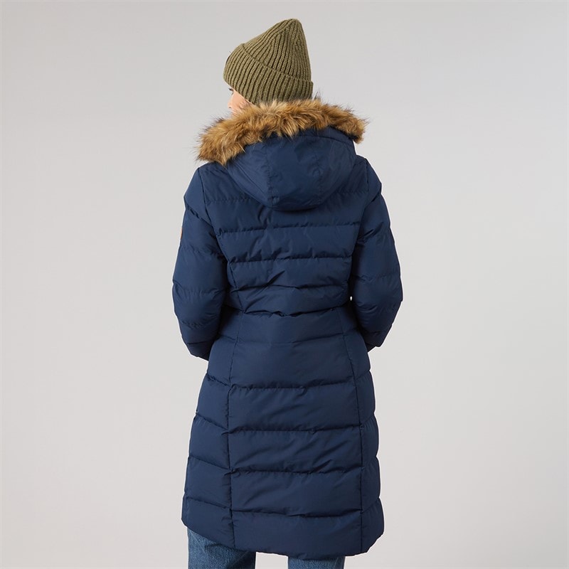Manteau matelassé à capuche Audrey imperméable femmes Marine - Image 2