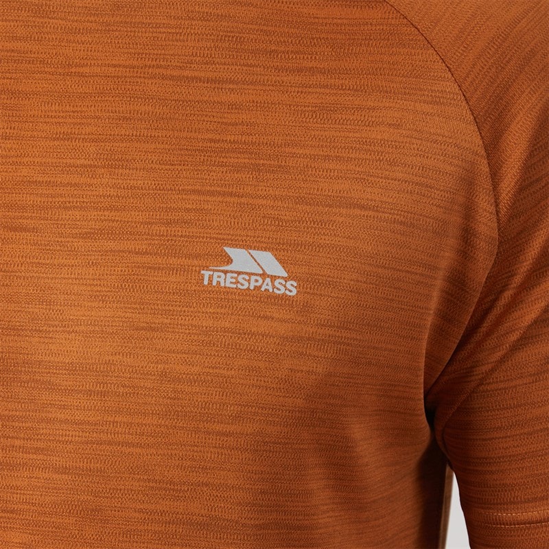 Herren - Leecana Tech T-Shirt Burnt Orange Marl - Bild 5