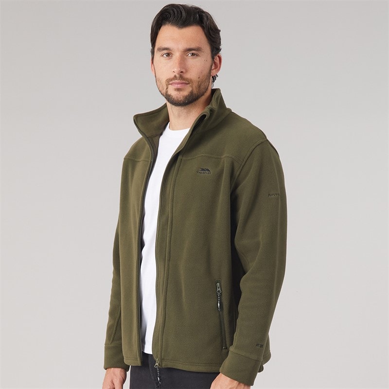 Trespass Veste polaire zippée intégrale Bernal hommes - Dark Vine