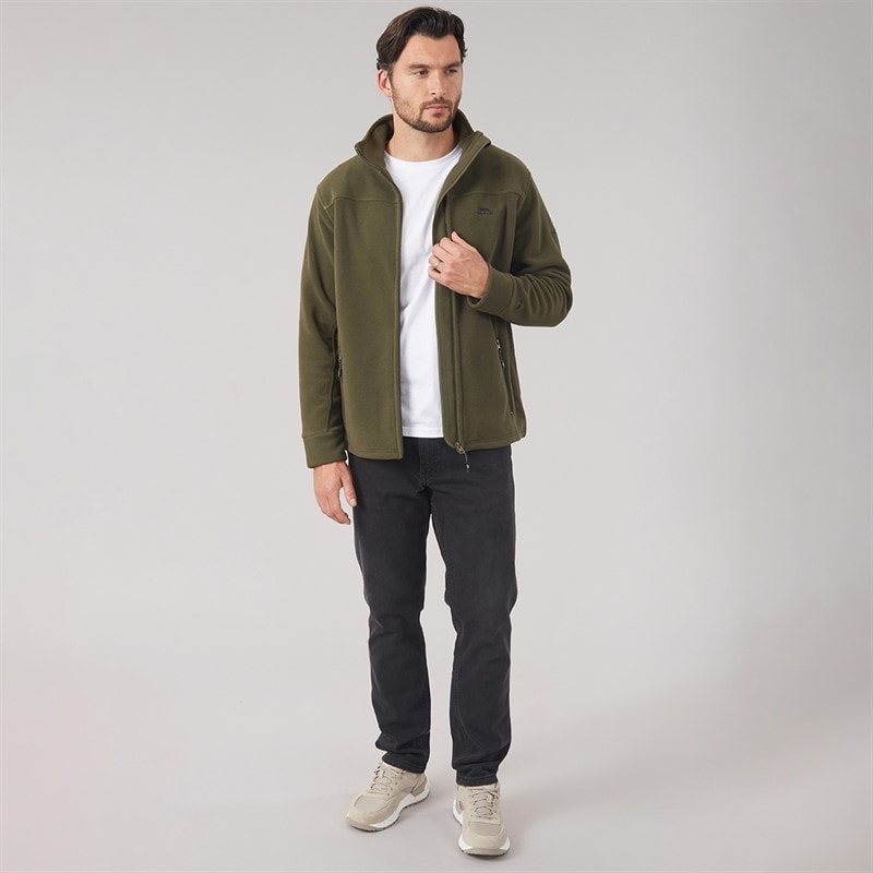 Herren - Bernal Fleecejacke mit Reißverschluss Dark Vine - Bild 4