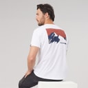 Mężczyźni t-shirt Svensson z logo na plecach Biały