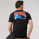 Mężczyźni t-shirt Svensson z logo na plecach Czarny