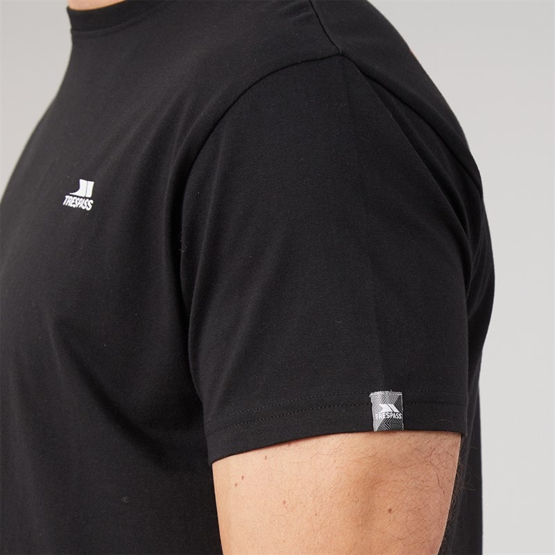 Mężczyźni t-shirt Svensson z logo na plecach Czarny – zdjęcie  5
