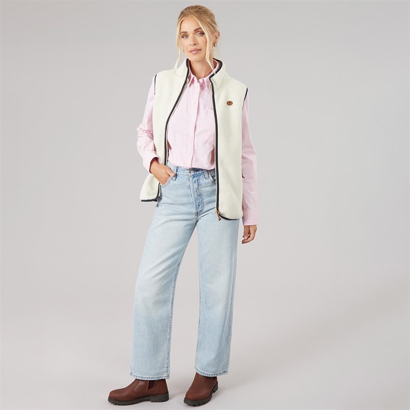 Dames pleasance fleecegilet met volle ritssluiting Ghost - Afbeelding 4