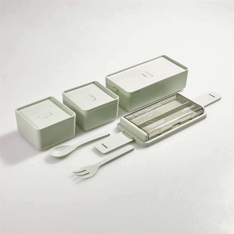 Bento 1400ml lunchbox Sage - Afbeelding 3