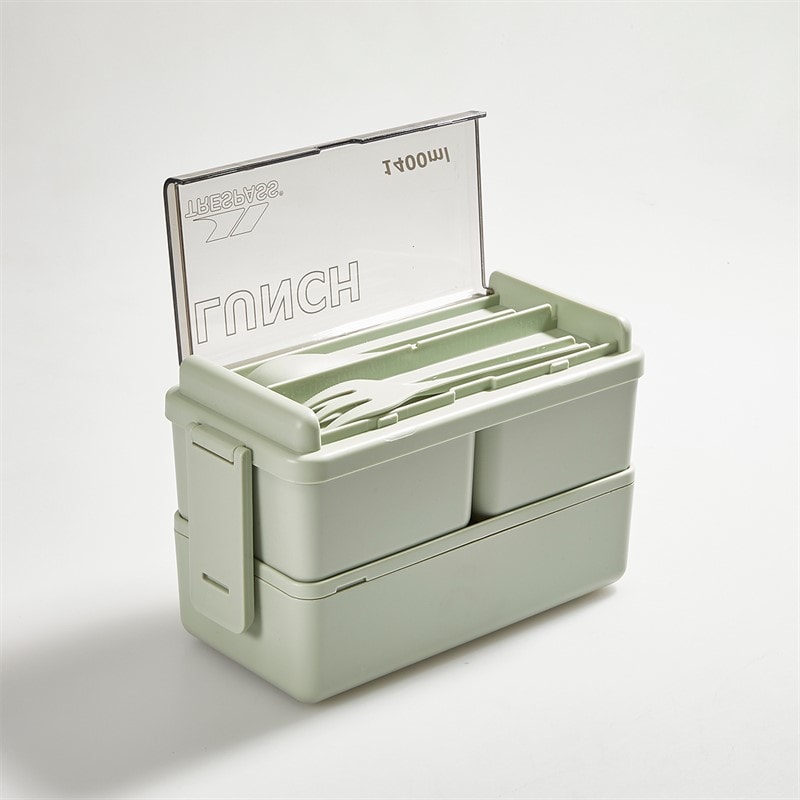 Bento 1400ml lunchbox Sage - Afbeelding 4