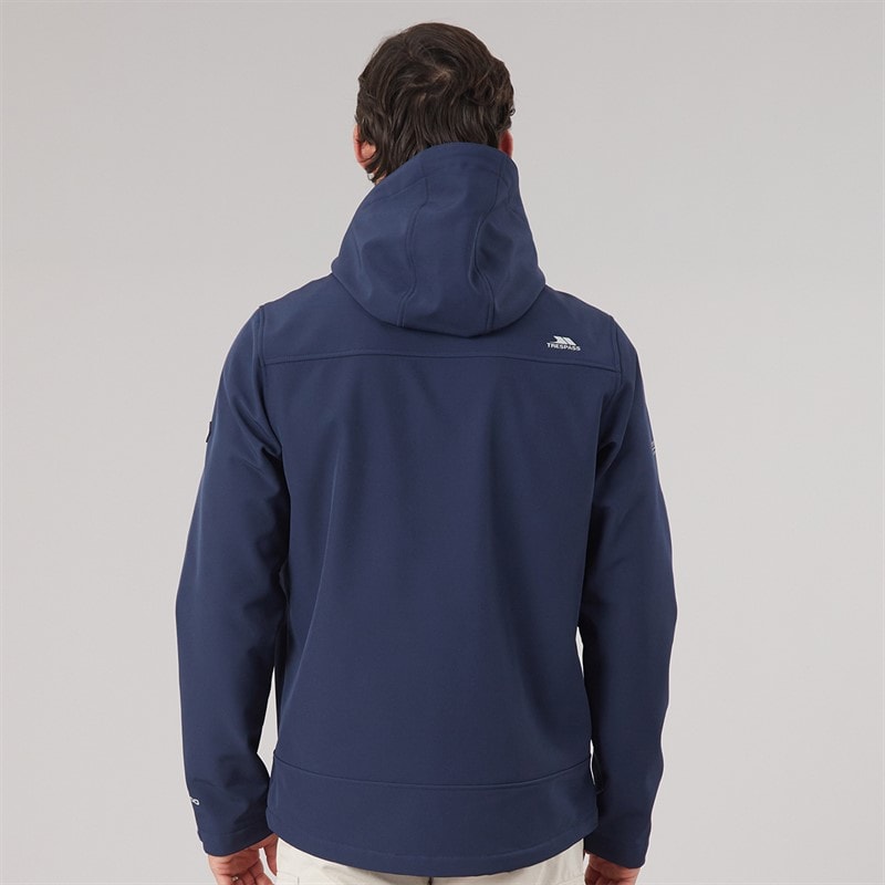 Herren - Alwero Wasserdichte Wattierte Softshell-Jacke Marineblau - Bild 2
