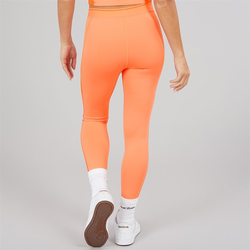 Damskie legginsy team 7/8 z wysokim stanem i dopasowanymi nogawkami Supercharged Coral – zdjęcie  2