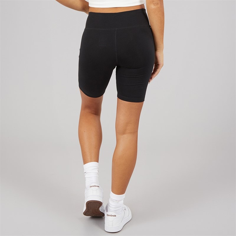 Damen - Reebok Identity Enganliegende Shorts mit Kleinem Logo Schwarz - Bild 2