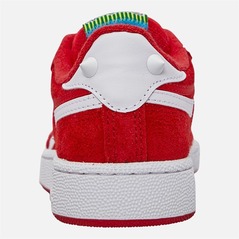 Baskets X Sonic the Hedgehog 3 Club C Revenge knuckles unisexe Rouge/Blanc/Rouge - Image 3