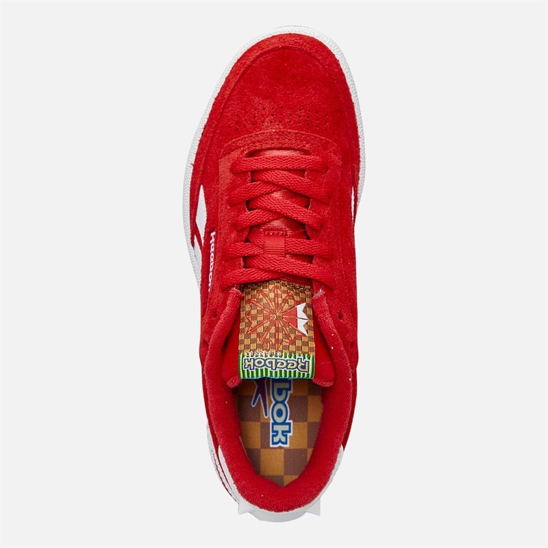 Baskets X Sonic the Hedgehog 3 Club C Revenge knuckles unisexe Rouge/Blanc/Rouge - Image 4