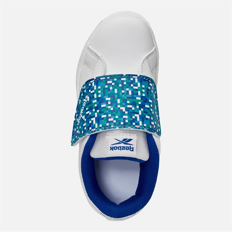 Kleinkind - Court Clean Sneaker mit Klettverschluss Weiß/Vector Blue/Vector Blue - Bild 4