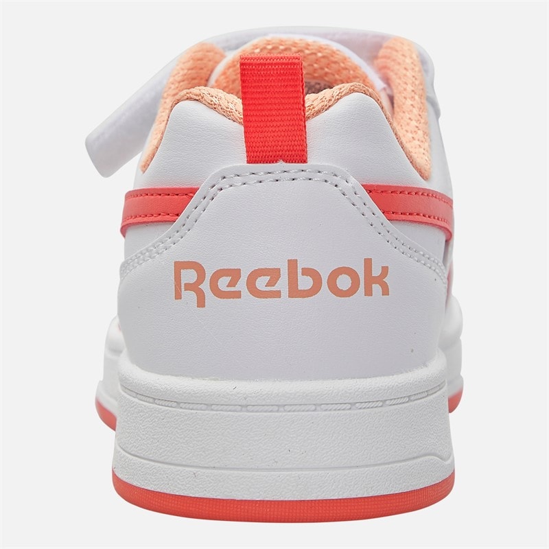Baskets Royal Prime 2.0 à deux sangles auto-agrippantes filles Blanc/Sunset Coral/Sunkissed Orange - Image 3
