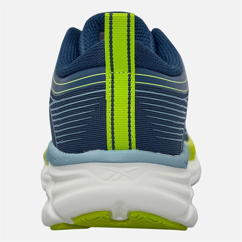 Chaussures de course route Strider neutres junior Athletic Blue/Warped Blue/Acid Yellow - Image 3