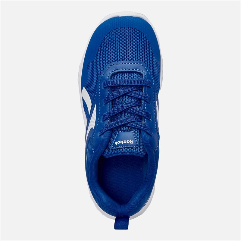 Reebok Kleinkind - Rush Runner 5 Elastische Schnürsenkel Neutrale Laufschuhe - Vector Blau/Vector Blau/Weiß - Bild 4