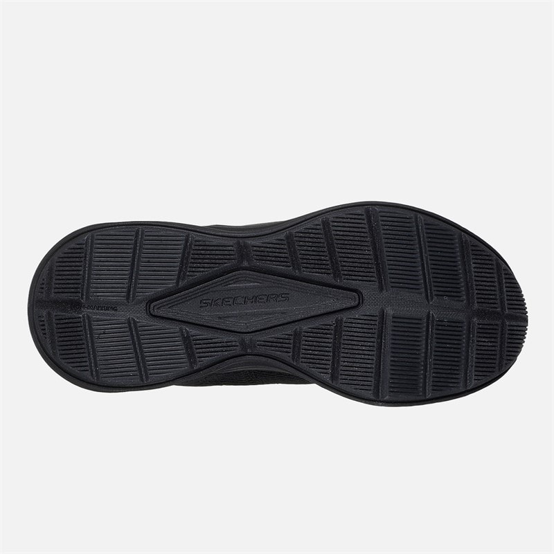 SKECHERS Chłopcy sneakersy microspec tread - Czarny – zdjęcie  2