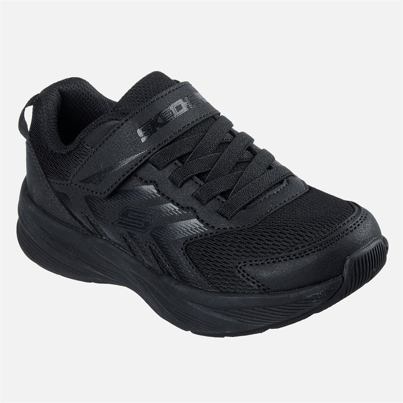 SKECHERS Chłopcy sneakersy microspec tread - Czarny – zdjęcie  3