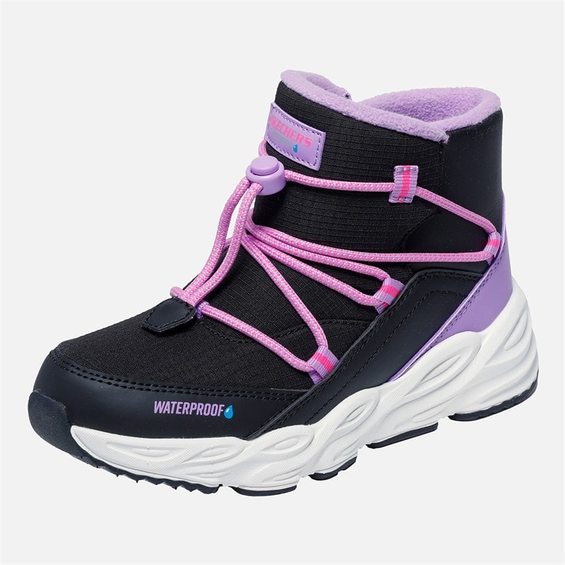 Mädchen - Turbo-Tread Wasserdichte Slip-In Sneaker Schwarz - Bild 3